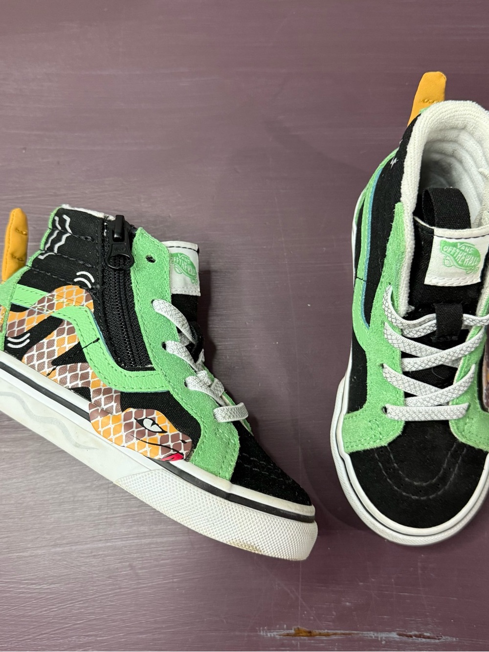 Vans Toddler SK8-HI REISSUE SIDE ZIP SNAKE